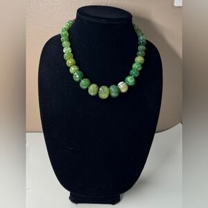 LUC CN 925 green necklace
